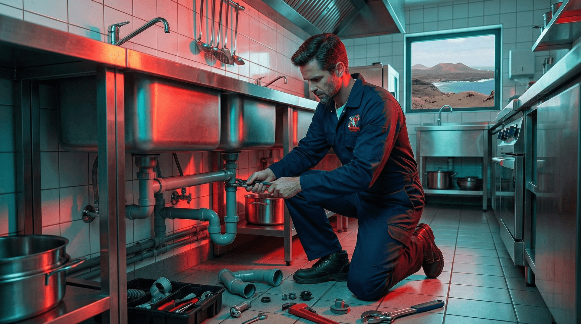 Commercial plumbing leak detection in Arrecife, Lanzarote