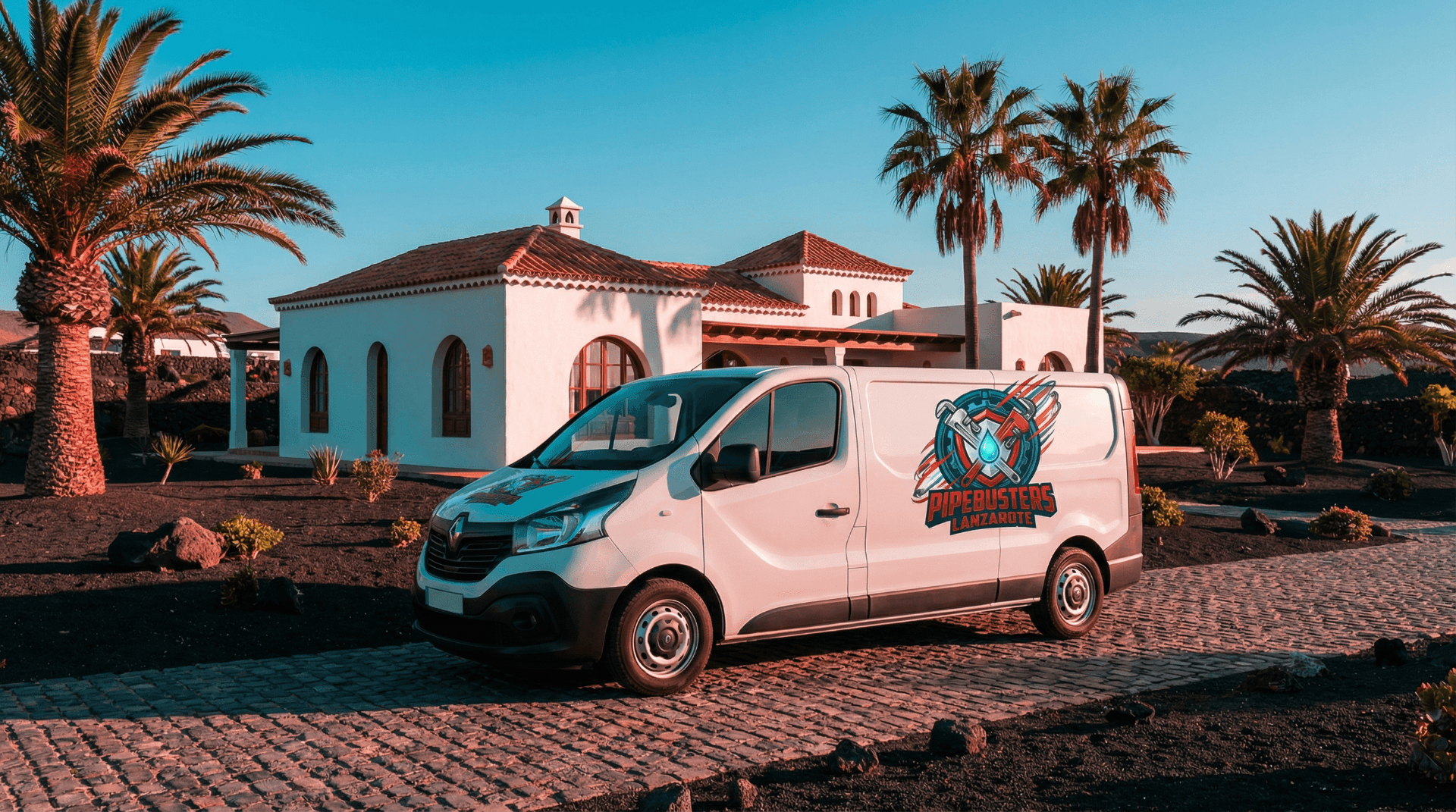 Pipebusters service at a Lanzarote villa